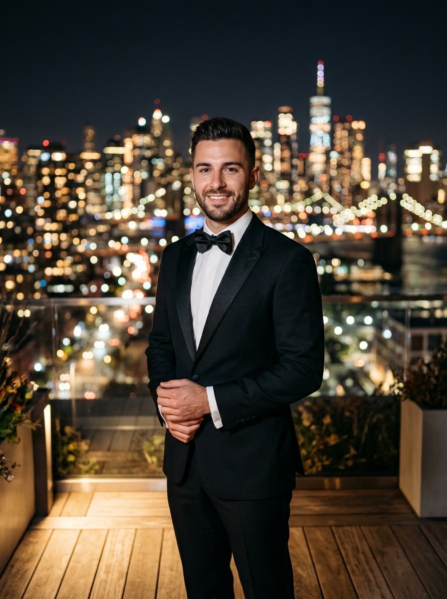 Black-Tie Penthouse Tuxedo (Men)