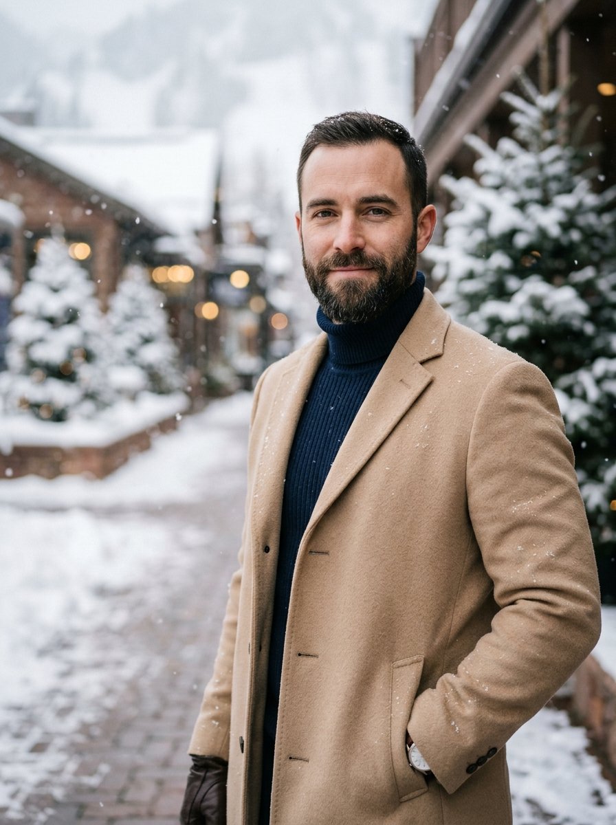 Alpine Camel Overcoat (Men)